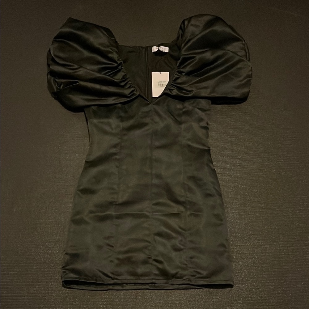 Glamorous Black Puff Sleeve Dress